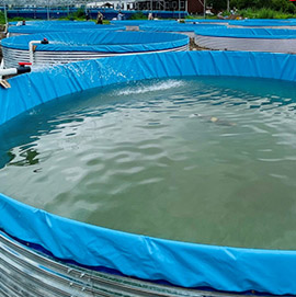 Materiali per piscine di allevamento