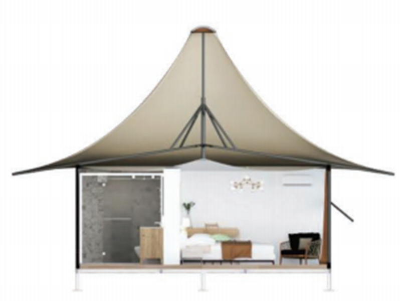 Tenda con struttura quadrilatera della serie Wild Luxury